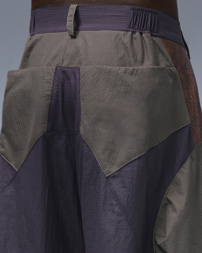Cyberpunk Street-Style Star Arc Cocoon Pocket Shorts - Men