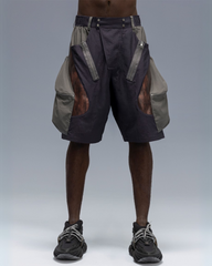 Cyberpunk Street-Style Star Arc Cocoon Pocket Shorts - Men