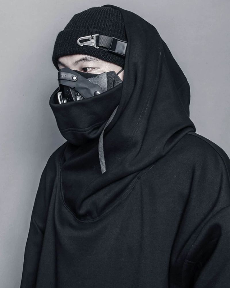 Cyberpunk Tactical Metal Knit Hat