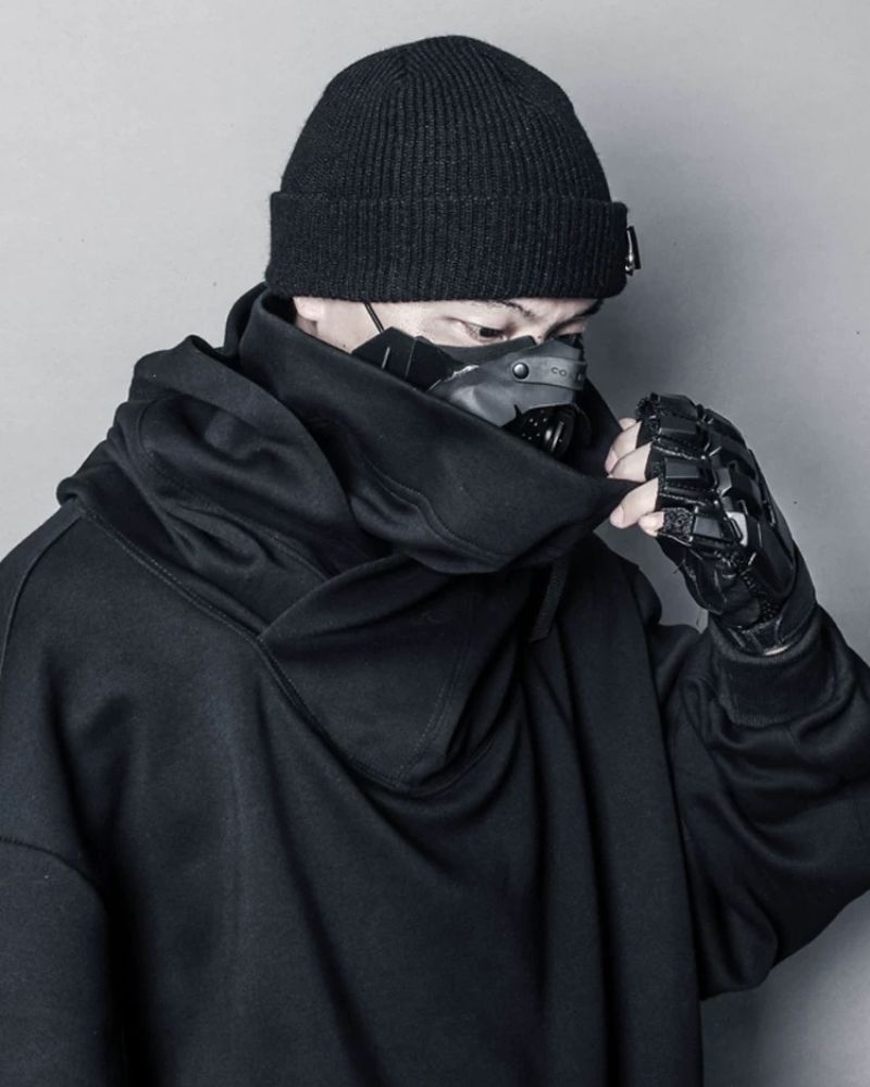 Cyberpunk Tactical Metal Knit Hat