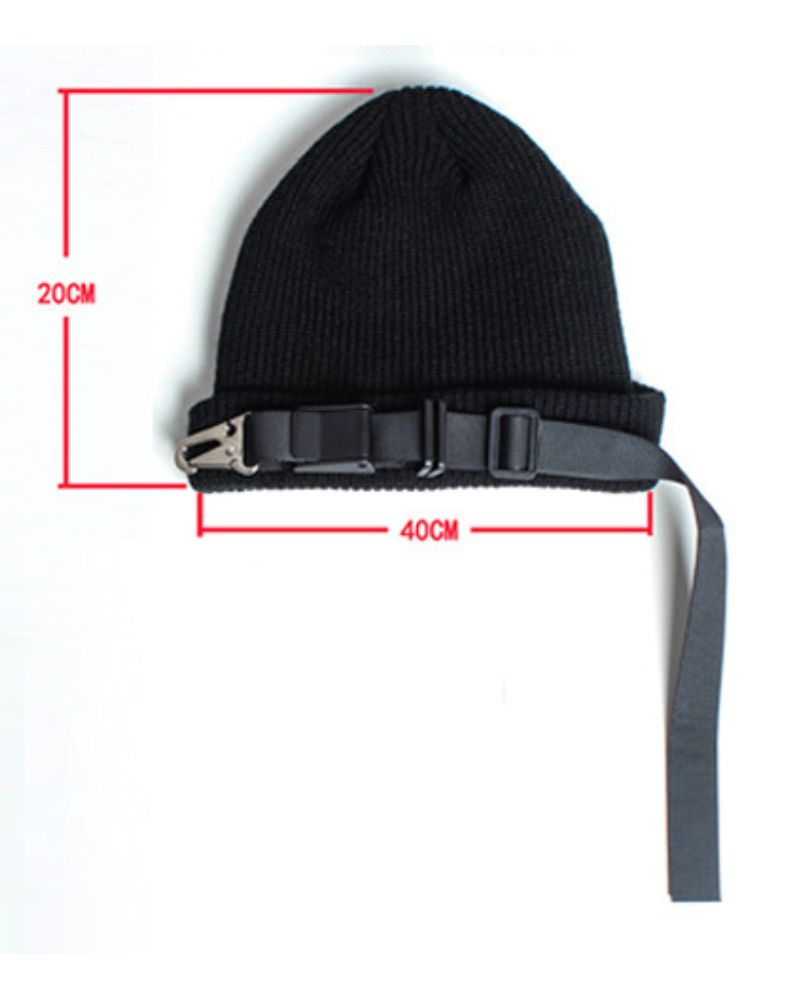 Cyberpunk Tactical Metal Knit Hat