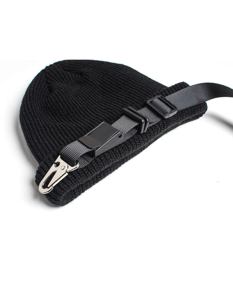 Cyberpunk Tactical Metal Knit Hat