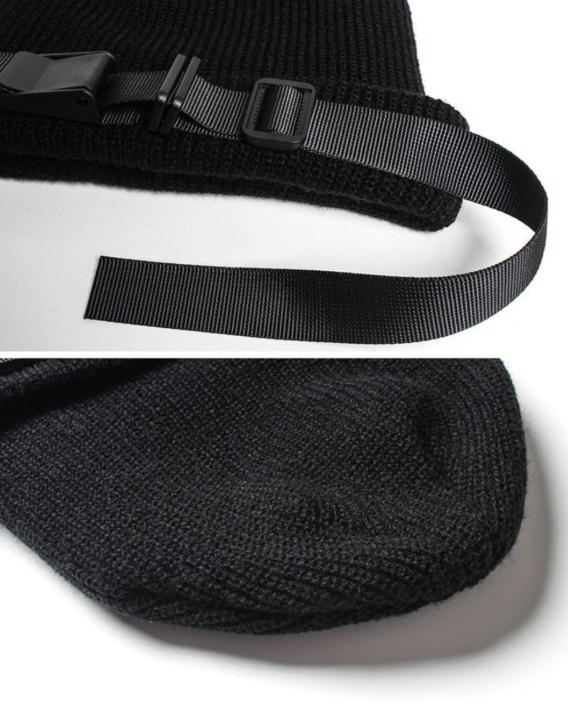 Cyberpunk Tactical Metal Knit Hat