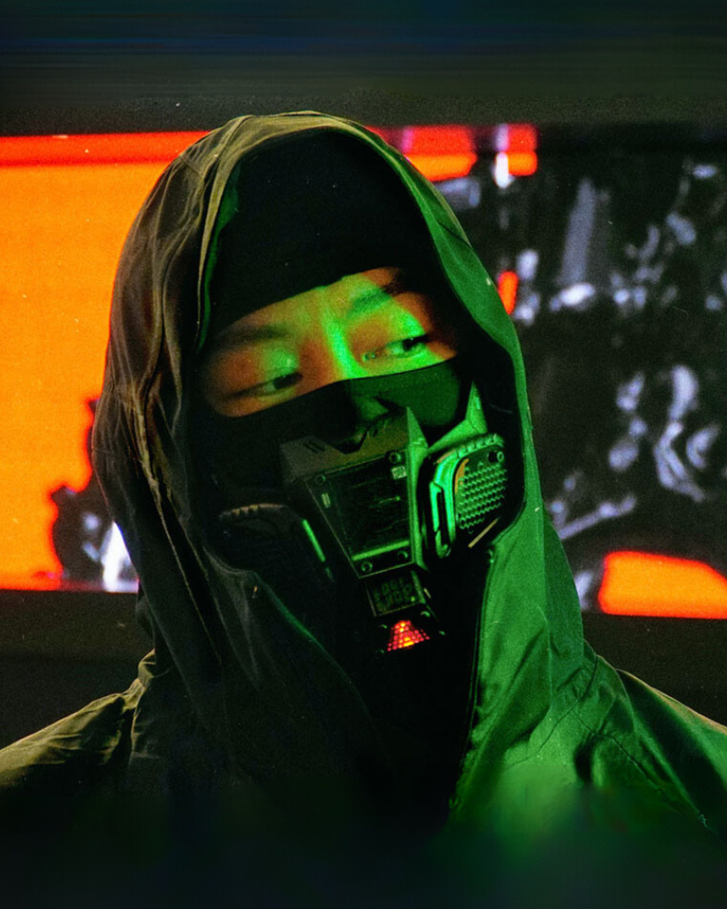 Cyberpunk Half Face Mask
