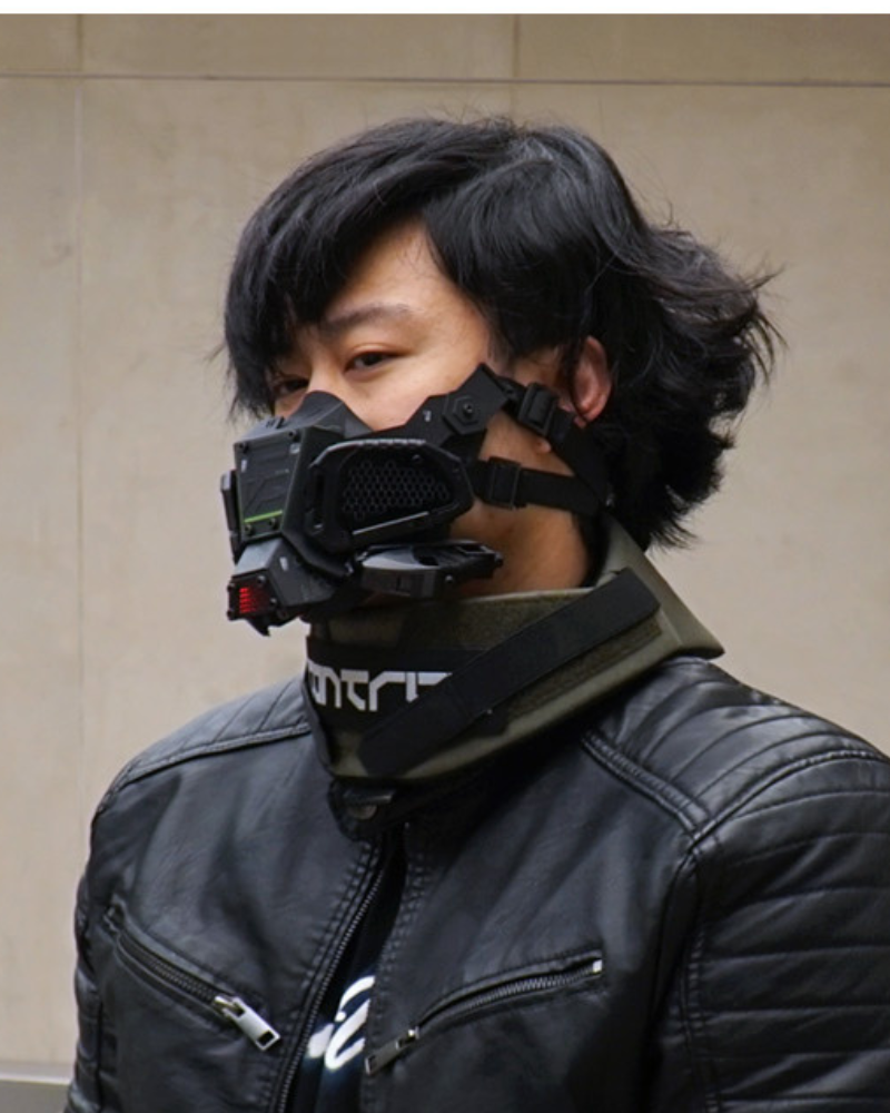 Cyberpunk Half Face Mask