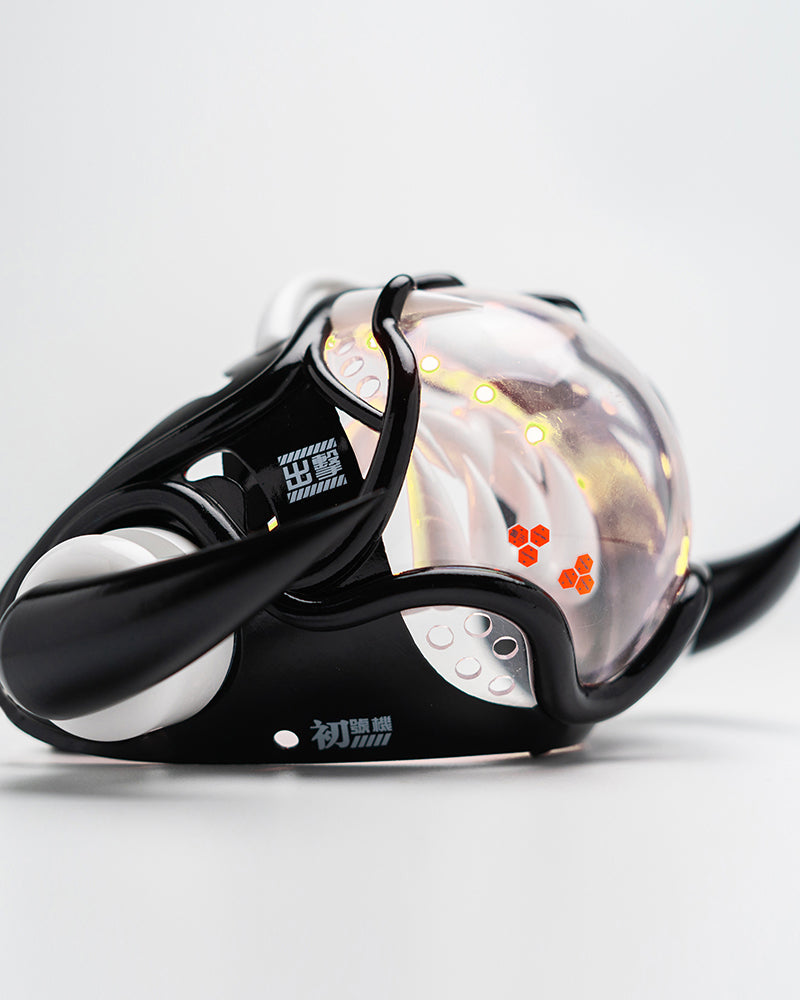 Style Piranha Cyberpunk Half Face Mask