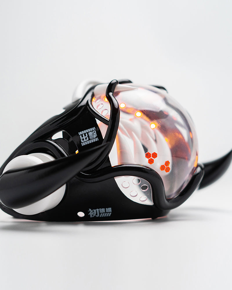 Style Piranha Cyberpunk Half Face Mask