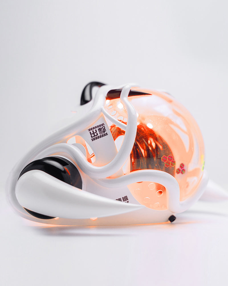 Style Piranha Cyberpunk Half Face Mask