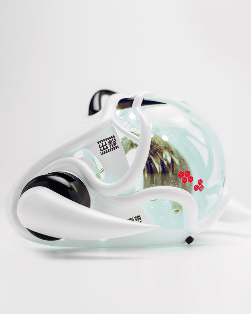 Style Piranha Cyberpunk Half Face Mask