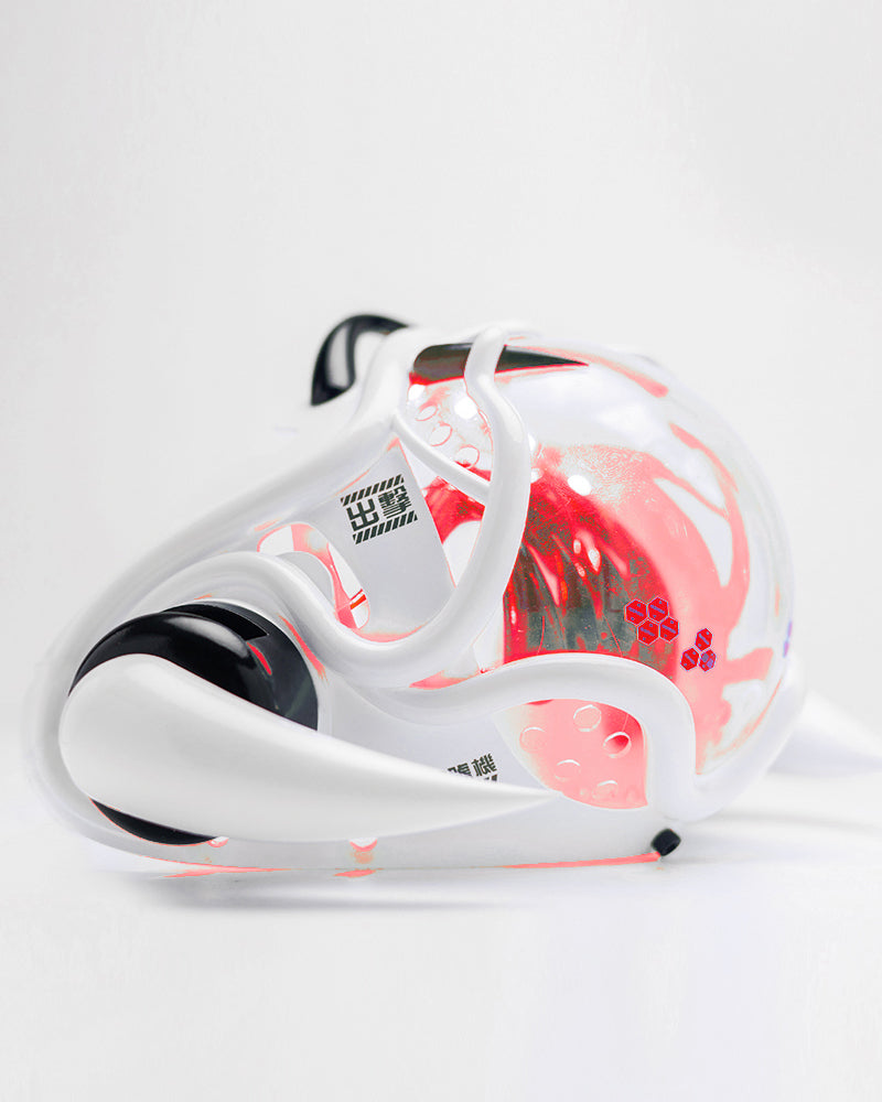 Style Piranha Cyberpunk Half Face Mask