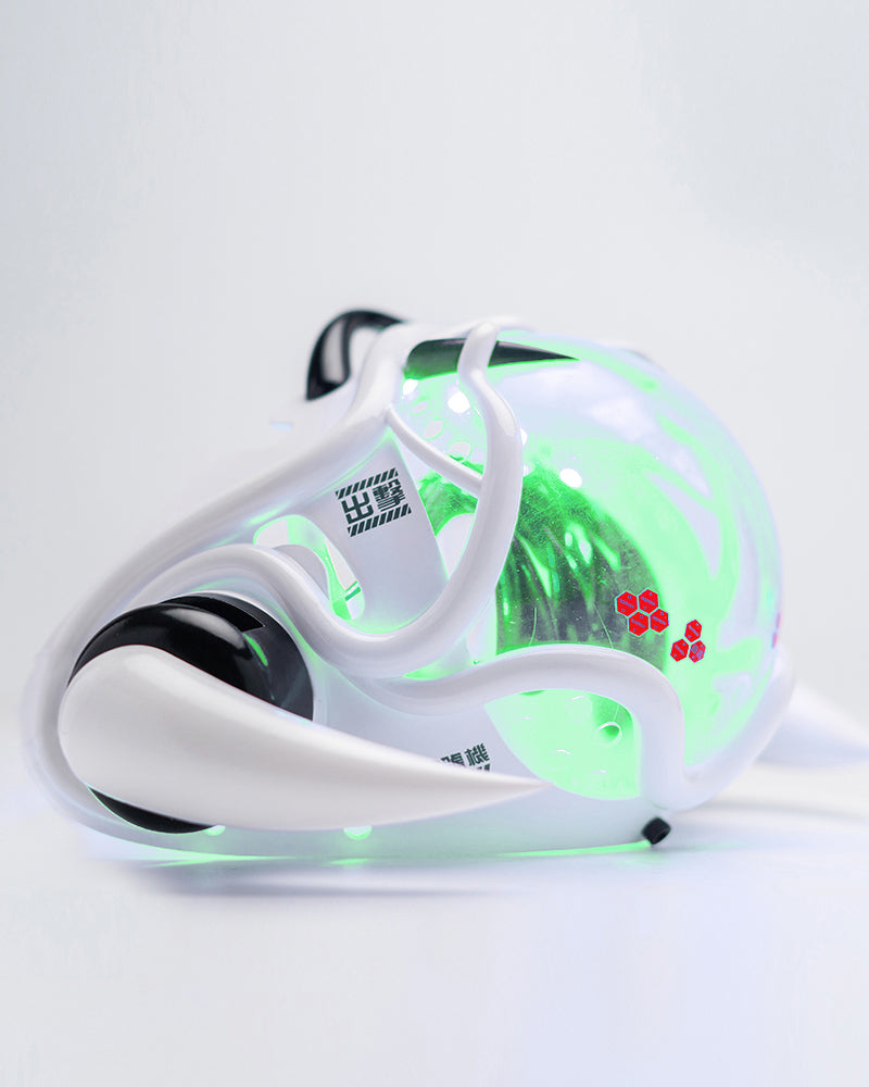Style Piranha Cyberpunk Half Face Mask