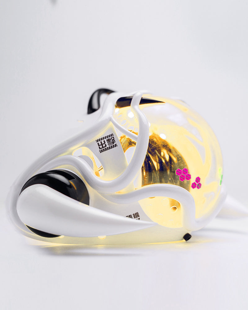 Style Piranha Cyberpunk Half Face Mask