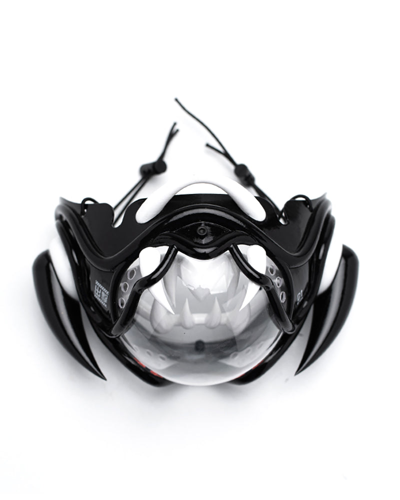 Style Piranha Cyberpunk Half Face Mask