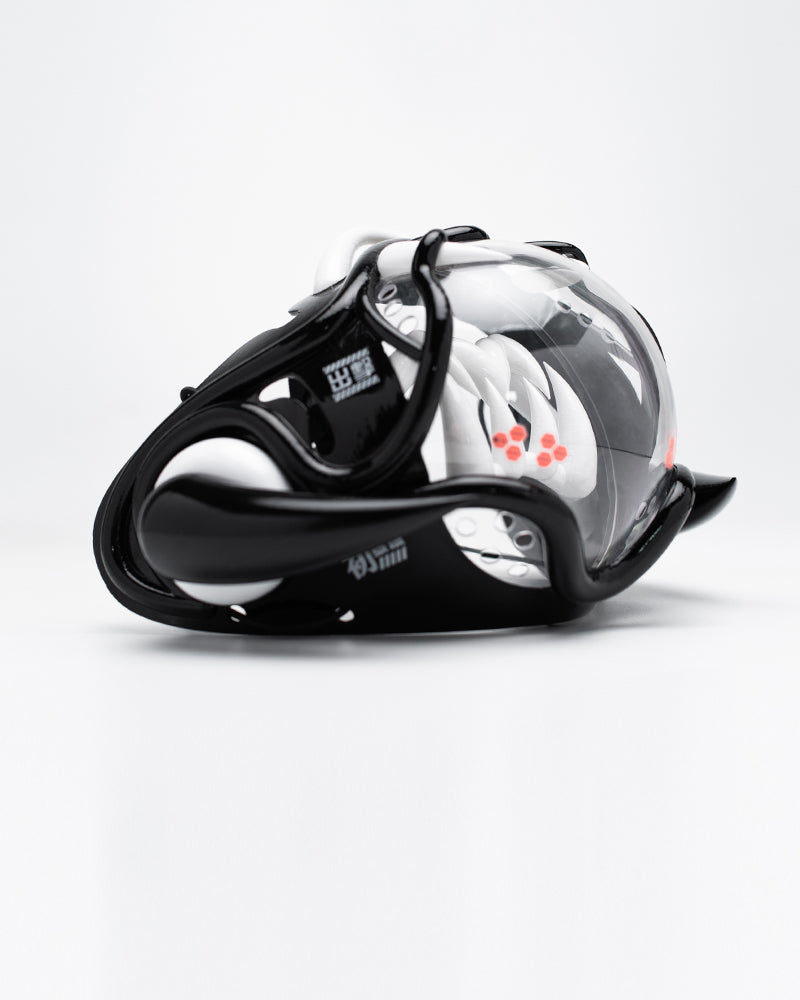 Style Piranha Cyberpunk Half Face Mask