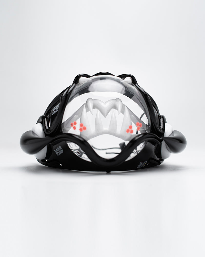 Style Piranha Cyberpunk Half Face Mask