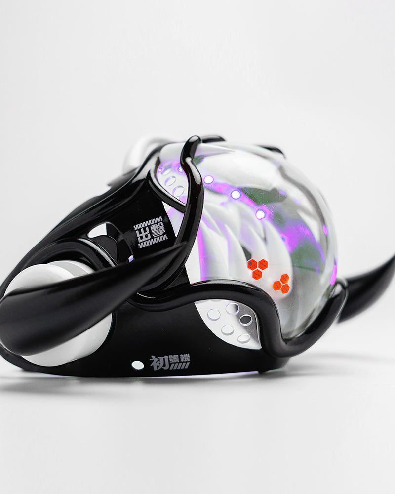 Style Piranha Cyberpunk Half Face Mask