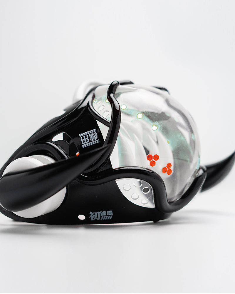 Style Piranha Cyberpunk Half Face Mask