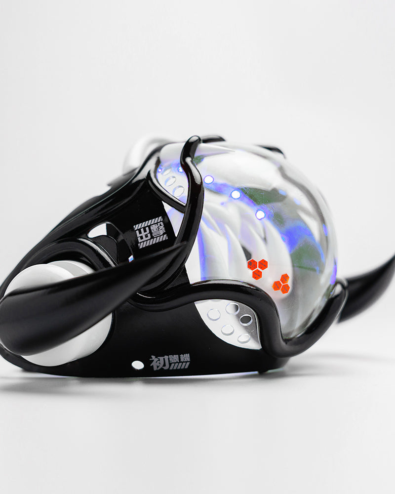 Style Piranha Cyberpunk Half Face Mask