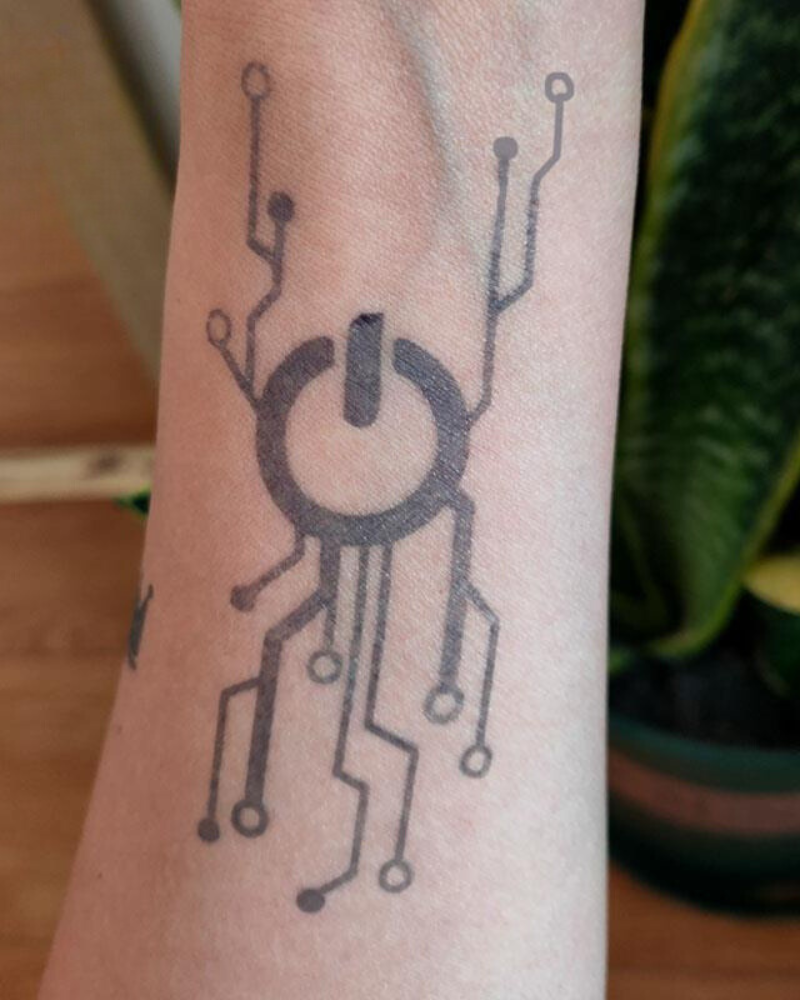 Circuit Ideas Cyberpunk Tattoo