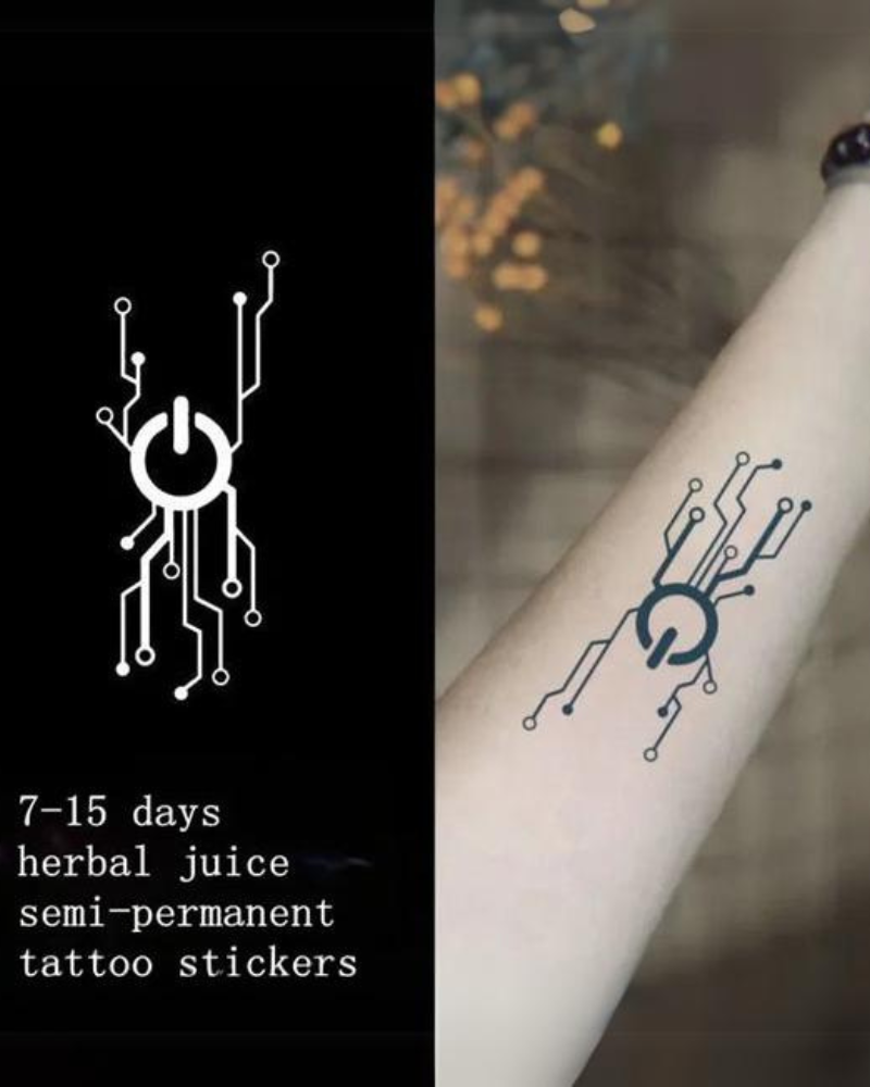 Circuit Ideas Cyberpunk Tattoo