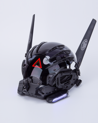 Futuristic Wing Cyberpunk Sci Fi Helmet Mask