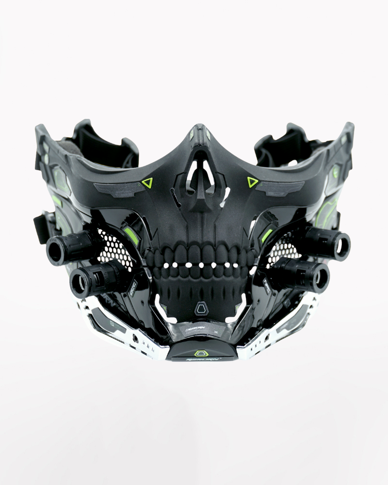 Cyberpunk Skull Half Face Mask