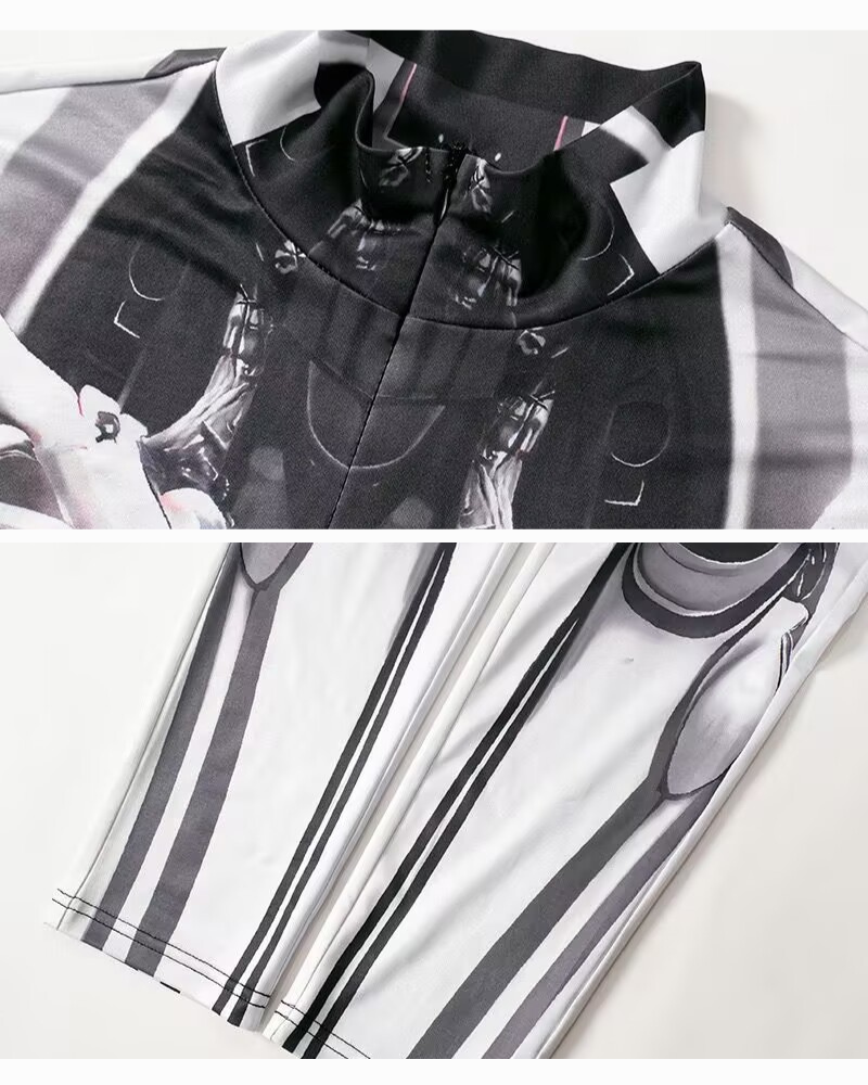 Cyberpunk Cosplay Future Warrior Women Bodysuit