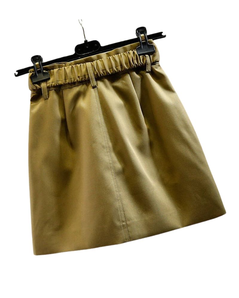 Functional Double Pockets Mini Cargo Skirt