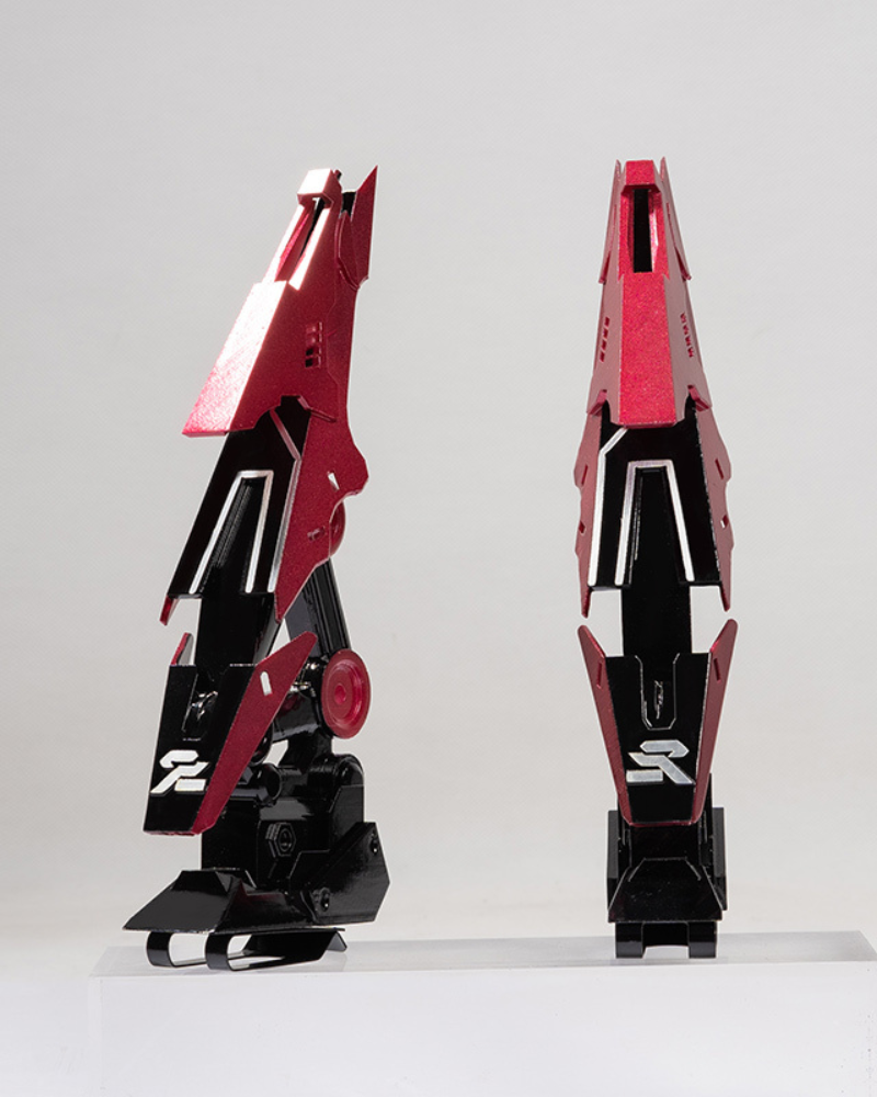 Fallen Angel Futuristic Cosplay Cyberpunk White Headband And Mask (Sold Separately)