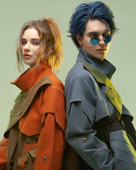 Cyberpunk Outfits Far-Off Vanguard Multi-Pocket Jacket