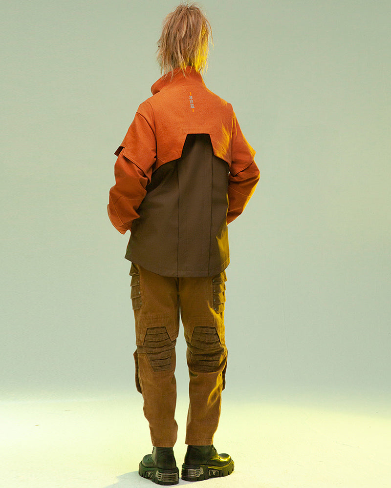 Cyberpunk Outfits Far-Off Vanguard Multi-Pocket Jacket