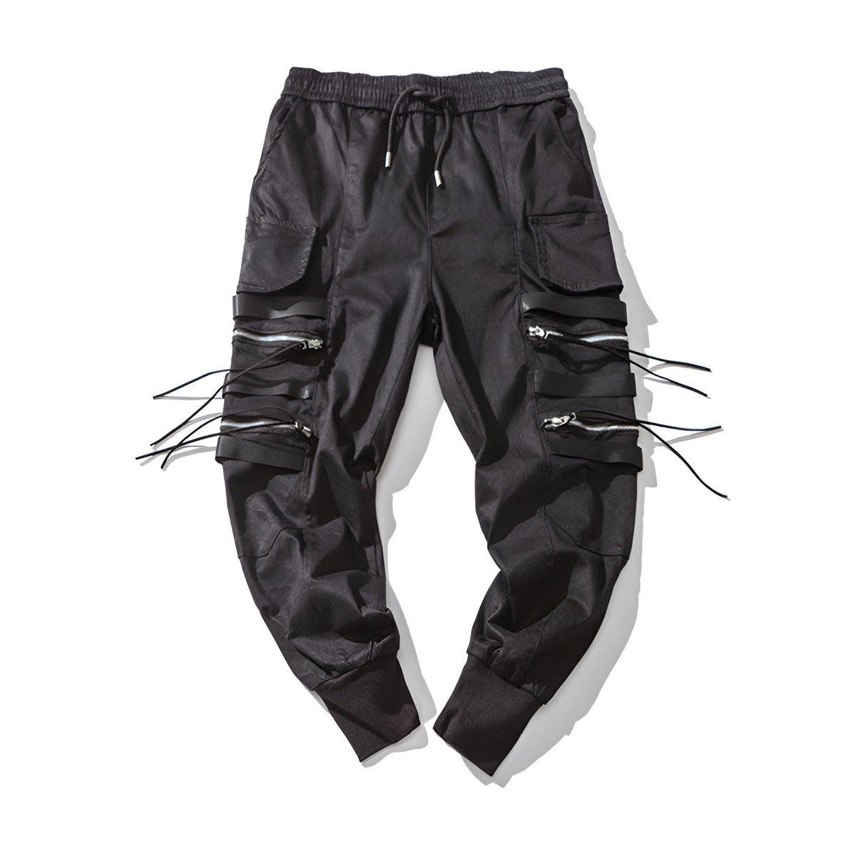 Zipper Pockets Techwear Joggers