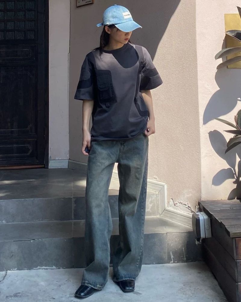 Functional Color Block T-Shirt