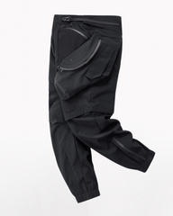 Functional Deconstructed Patchwork Zippered Cargo Pants