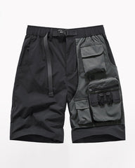 Functional Fake Two Piece Cargo Shorts