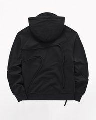 Functional Irregular Pocket Mask Tactical Hoodie