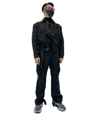 Functional Nylon Sling Chest Bag