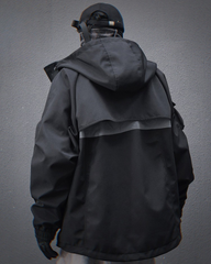 Functional Multi-Pocket Unisex Hooded Jacket