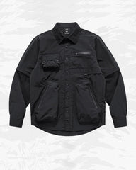 Functional Multi-Pocket Detachable Sleeve Shirt