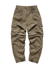 Functional Multi-Pockets Convertible Cargo Pants