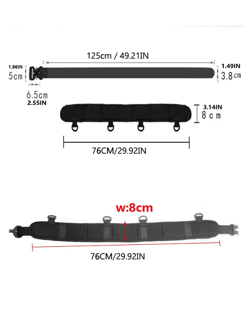 Functional Nylon Tactical Belt Pad