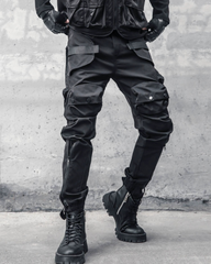 Functional Pocket Zipper Cargo Pants