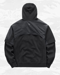Functional Two-tone Spliced Tactical Hoodie