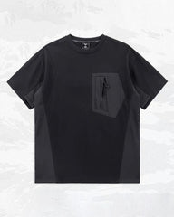 Functional Pockets Patchwork T-Shirt