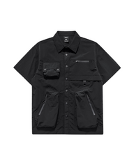 Functional Multi-Pocket Detachable Sleeve Shirt
