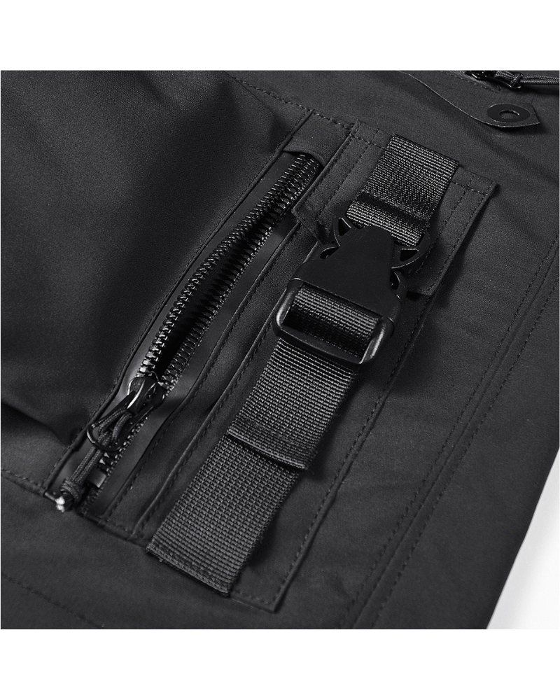 Functional Multi-Pocket Zip Cargo Shorts