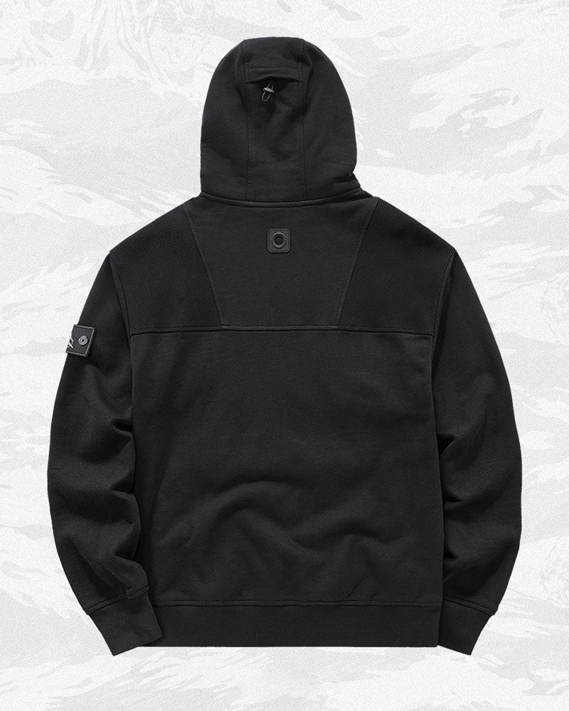 Tactical Multi-Pocket Mask Hoodie