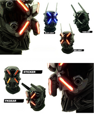 Future Envoy LED Cyberpunk Helmet Mask