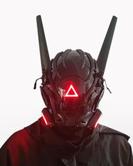 Futuristic Wing Cyberpunk Sci Fi Helmet Mask