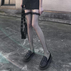 Goth Fishnet Socks